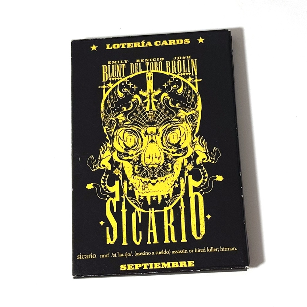 SICARIO Movie Promotion Loteria Cards 5 Pack from 2015 Comic Con